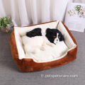 Lit de chien doux luxe pour animaux de compagnie pour chats